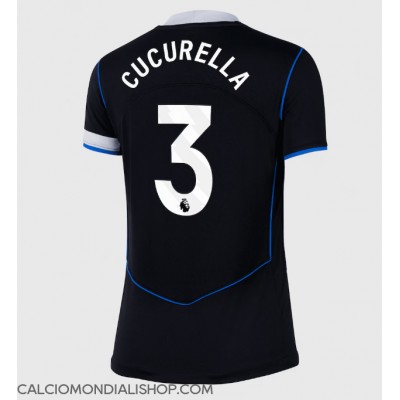Maglie da calcio Chelsea Marc Cucurella #3 Terza Maglia Femminile 2025-26 Manica Corta Maglie da calcio Chelsea Marc Cucurella #3 Terza Maglia Femminile 2025-26 Manica Corta